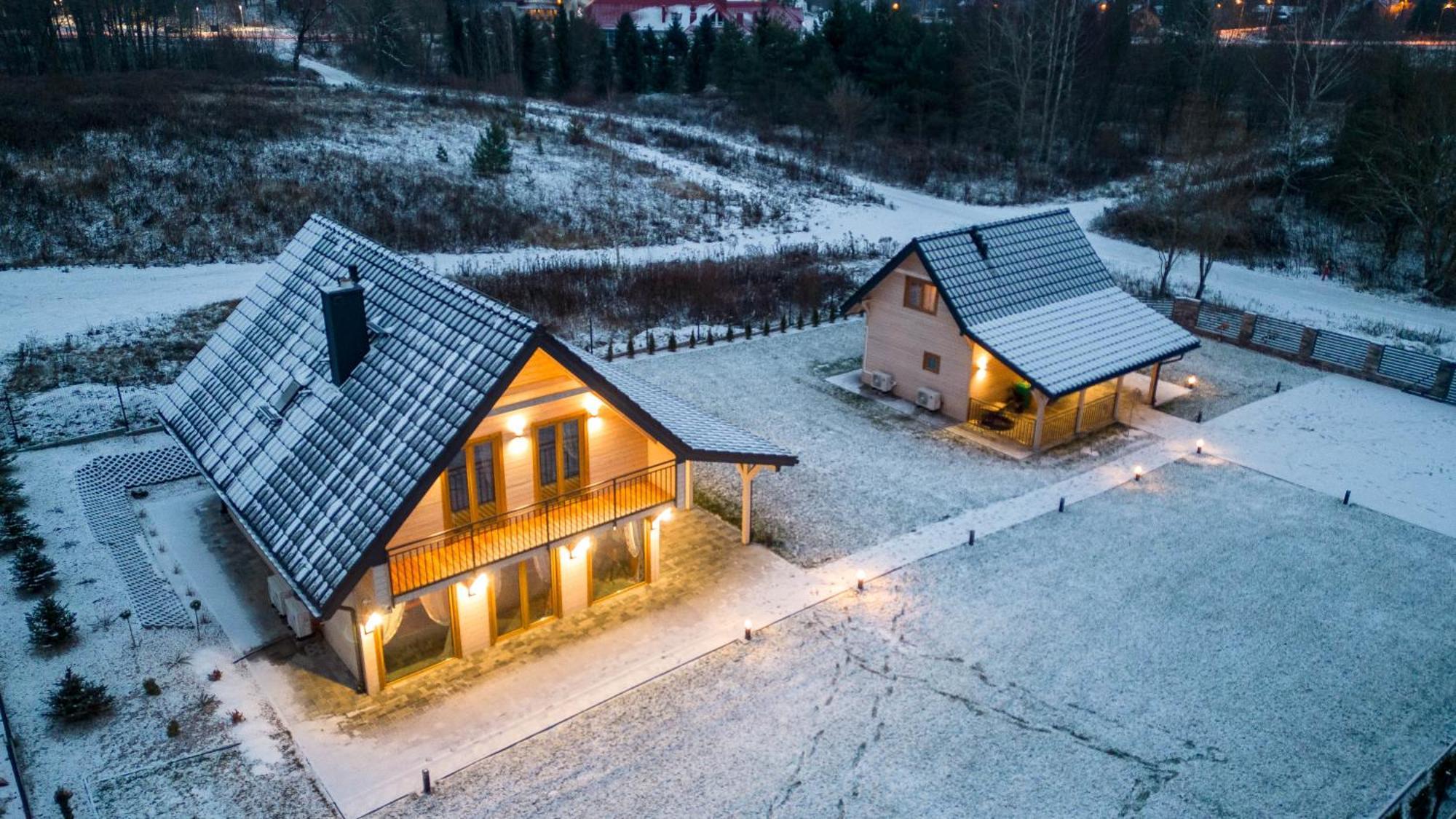 Gwiazda Polnocy Goldap Dom Vip Na Wynajem Villa Exteriör bild